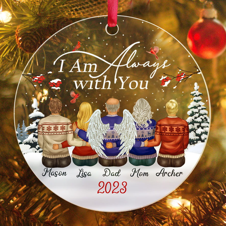 In Loving Memory Photo Ornament Personalized Memorial Ornaments