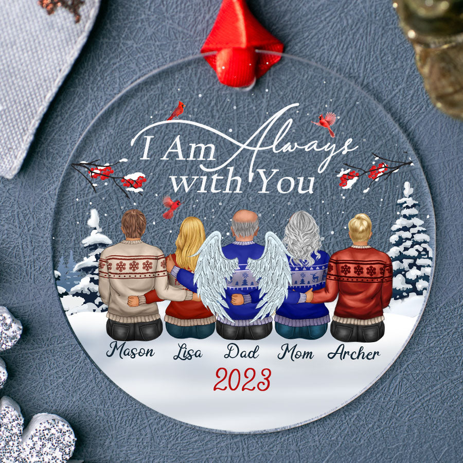 Personalized Memorial Ornaments for Dad