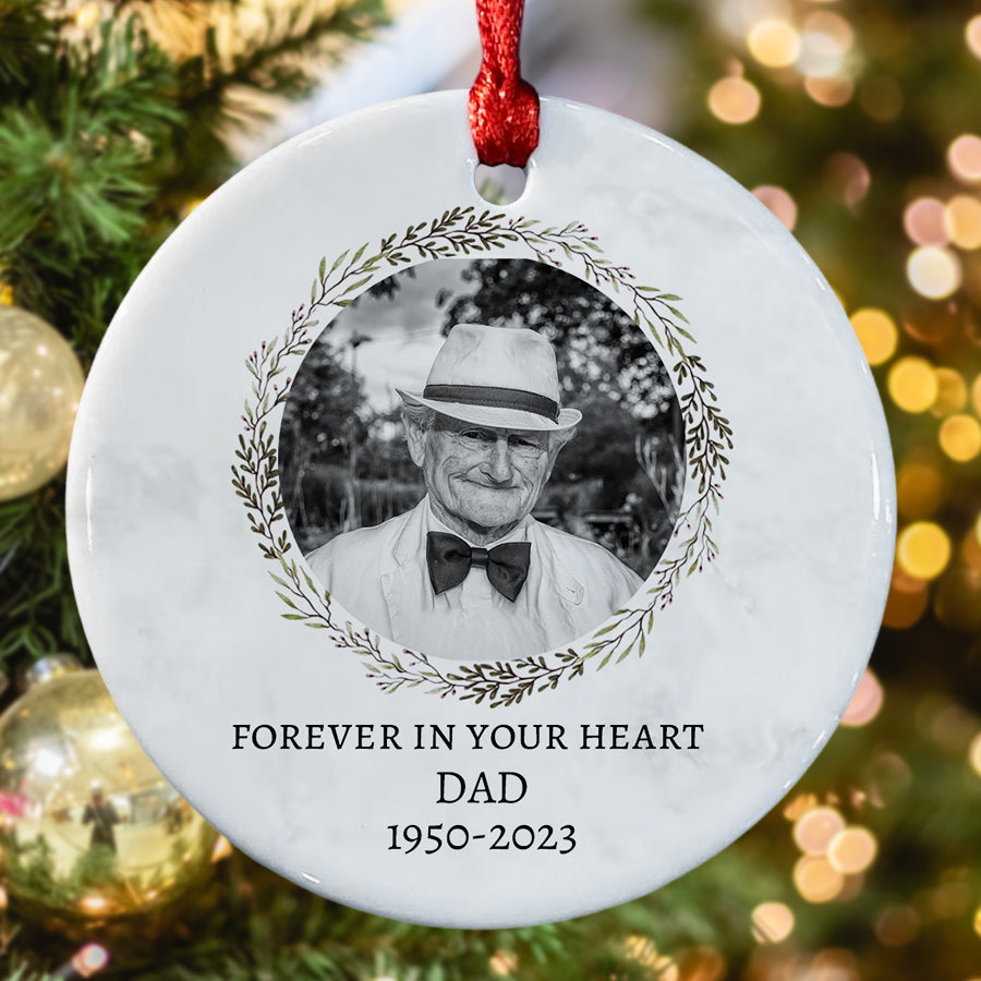 In Memory Photo Ornament