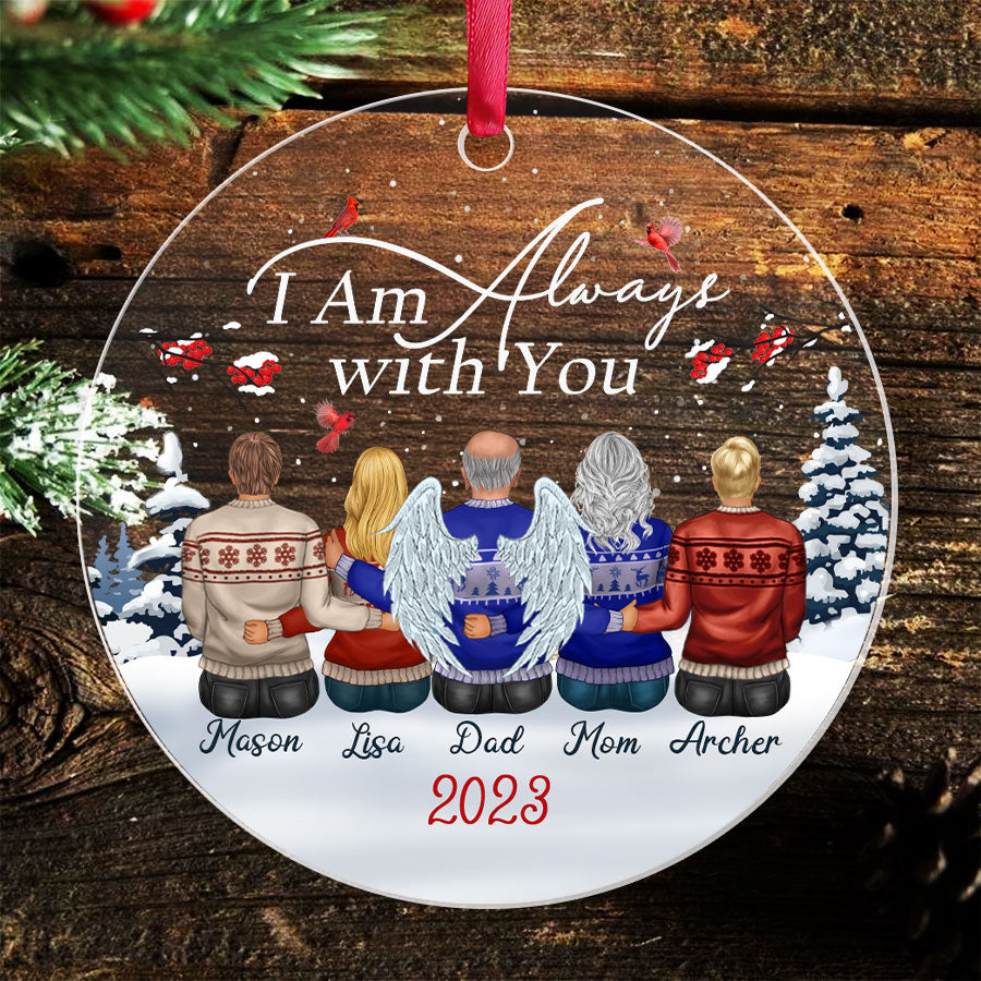 Personalized Memorial Ornaments for Dad