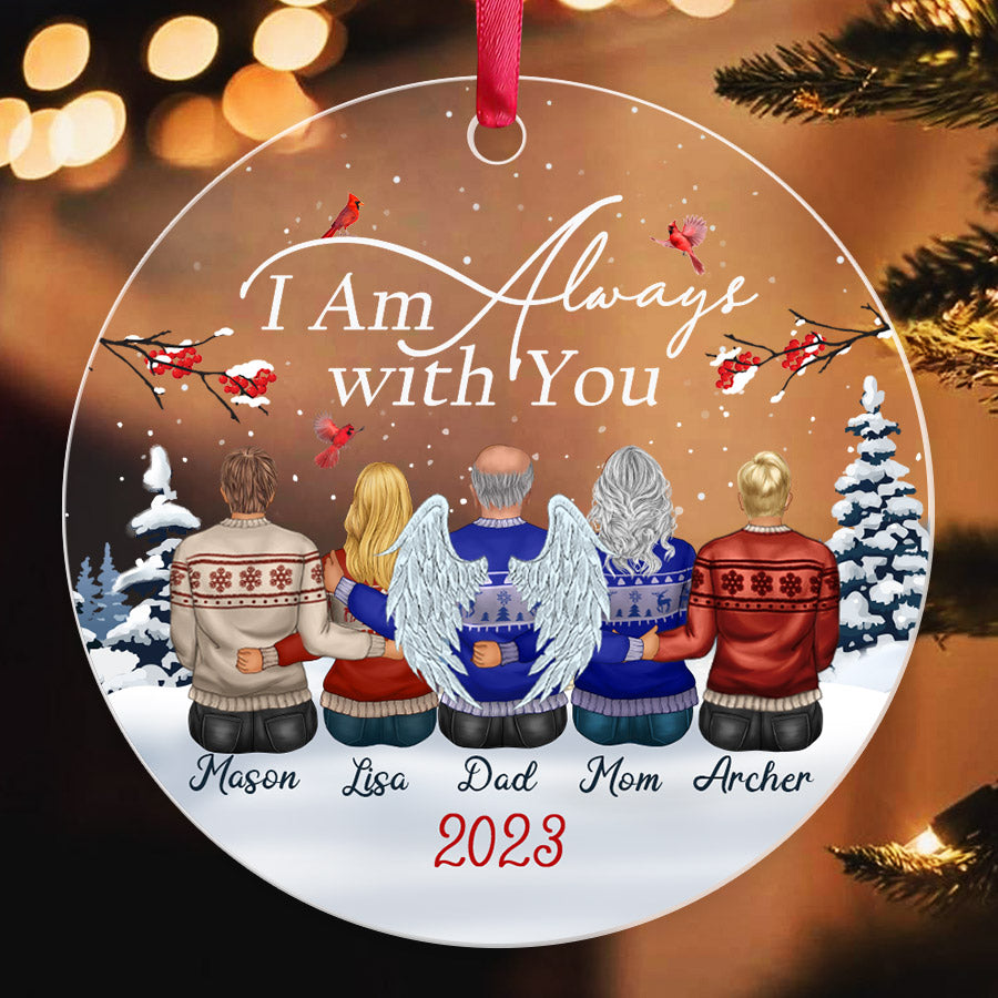 Personalized Memorial Ornaments for Dad