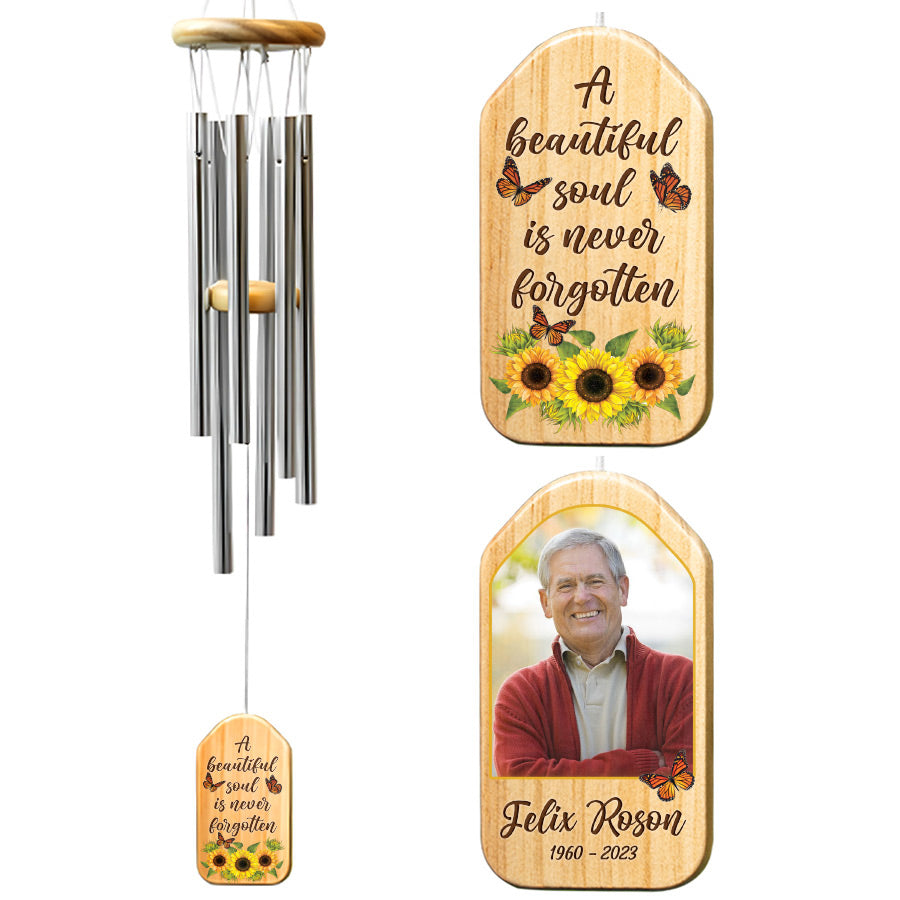 personalized memorial windchimes