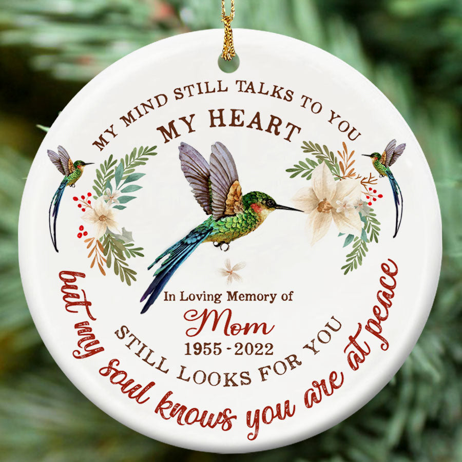 personalized memory ornament
