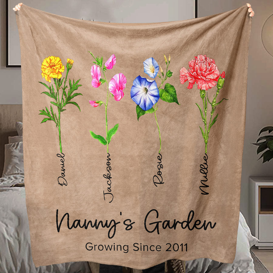 Grandmas Garden Blanket