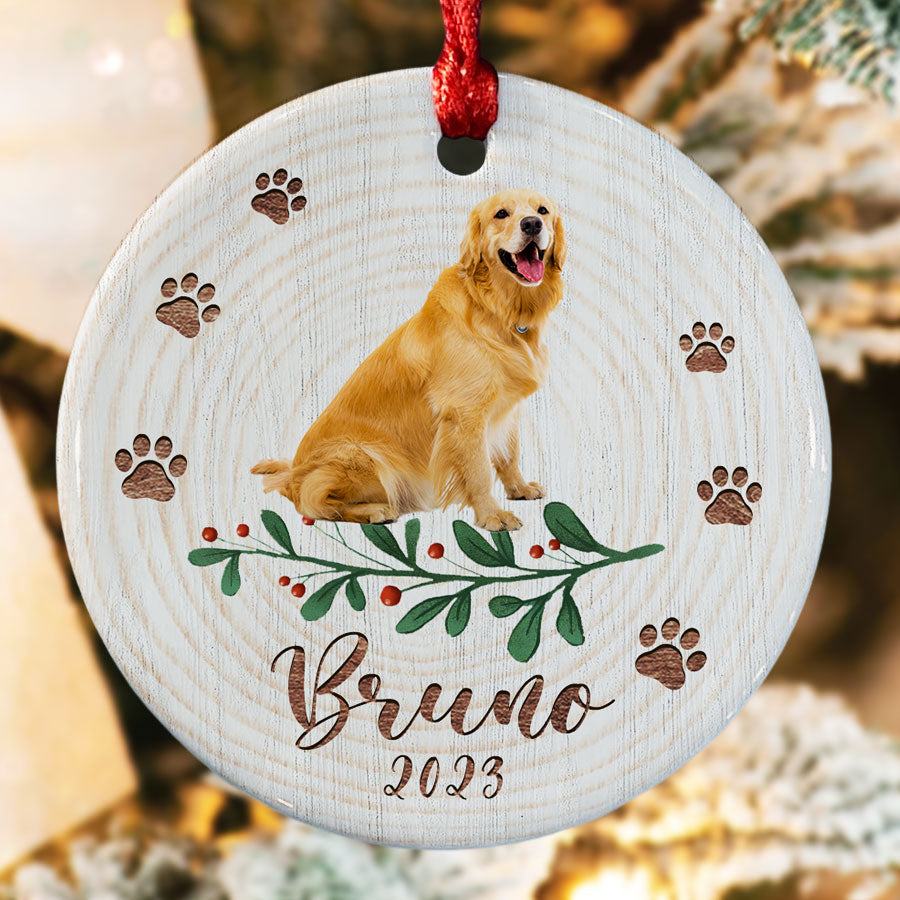 Custom Golden Retriever Ornament