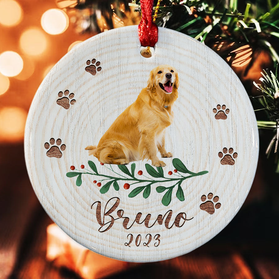 Custom Golden Retriever Ornament