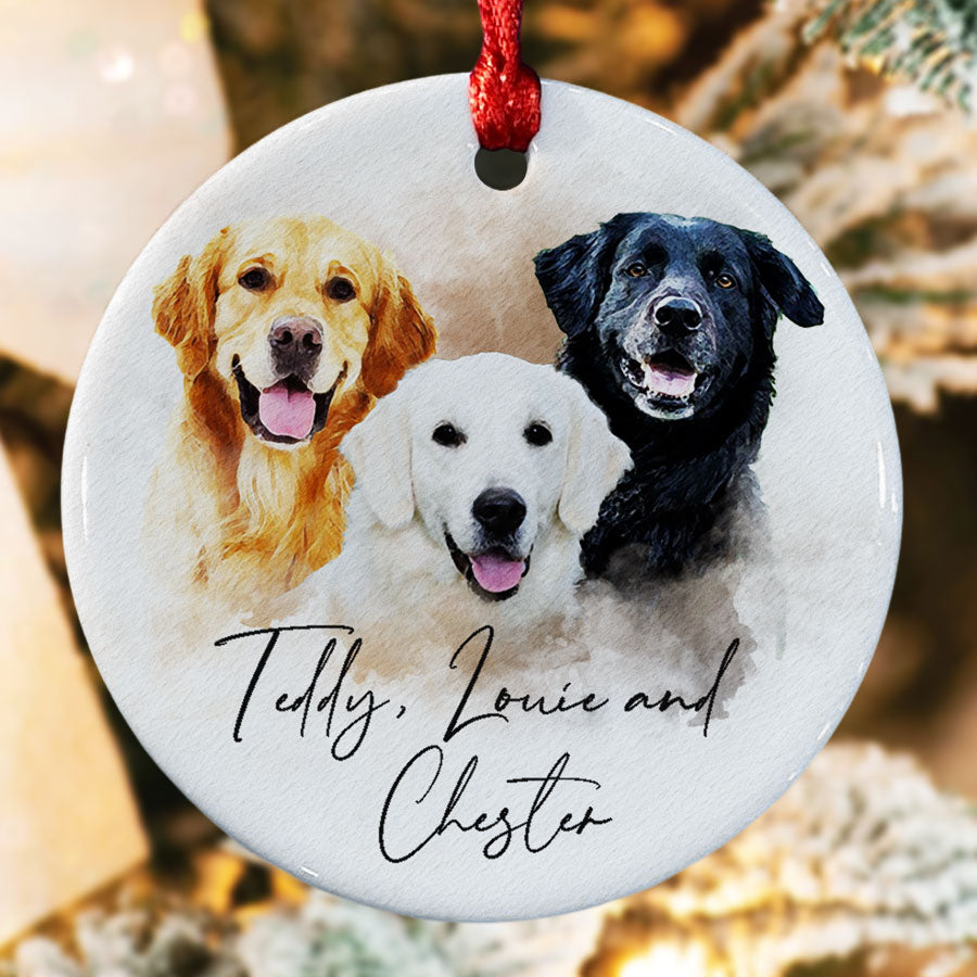 Ornaments With Dogs Picture