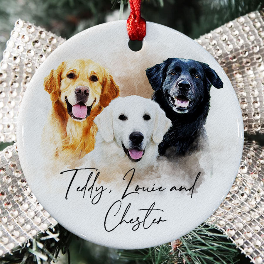 Ornaments With Dogs Picture