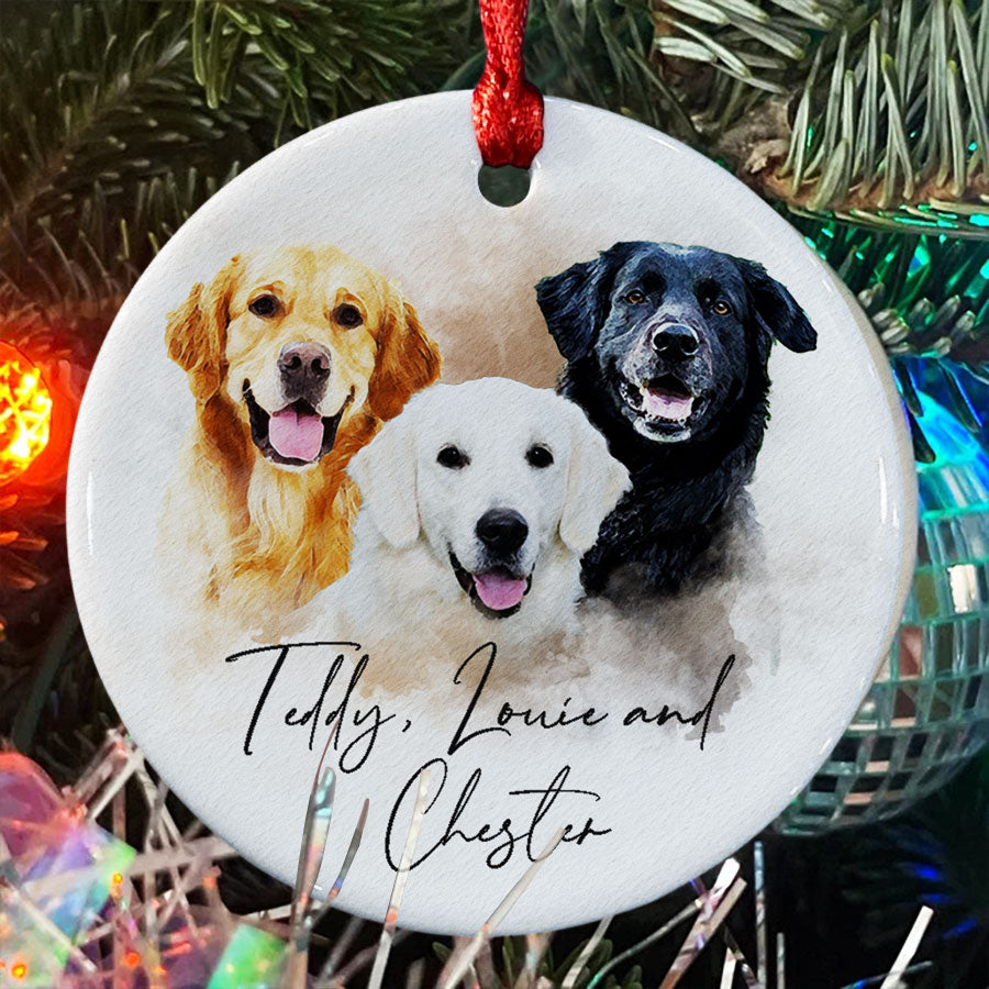 Ornaments With Dogs Picture