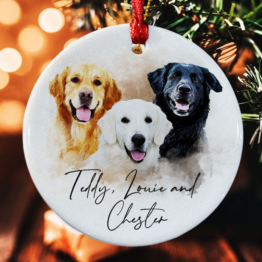 Ornaments With Dogs Picture