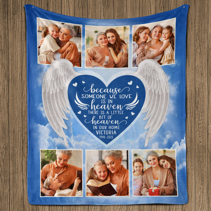personalized sympathy blankets