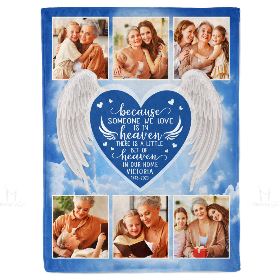 personalized sympathy blankets