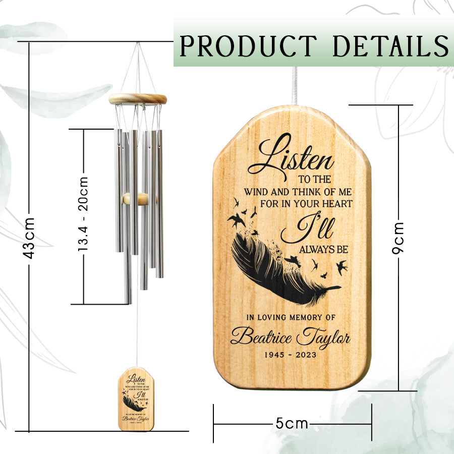Personalized Wind Chime Memorial