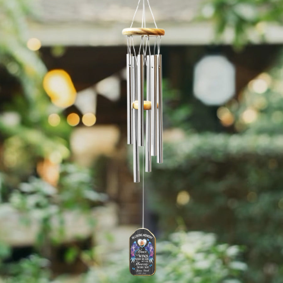 personalized wind chimes memorial