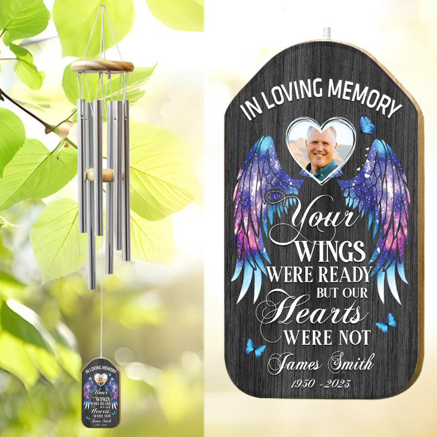 personalized wind chimes memorial