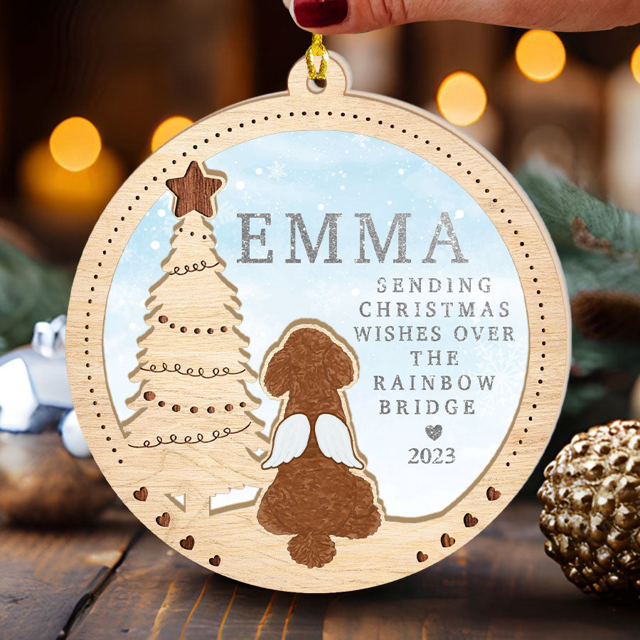 Personalized Ornament for Dog Who Passed Away