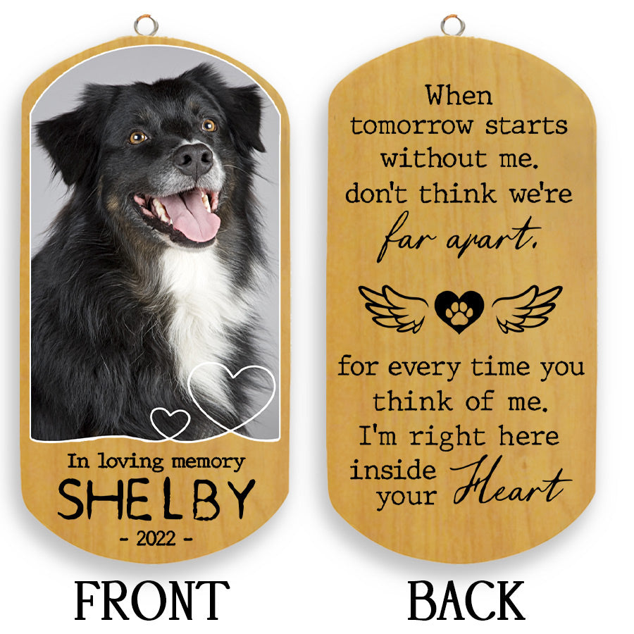 pet memorial wind chime personalized