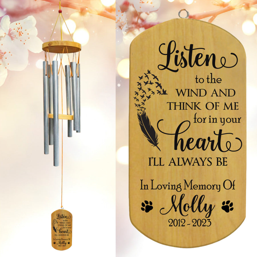 pet memorial wind chimes