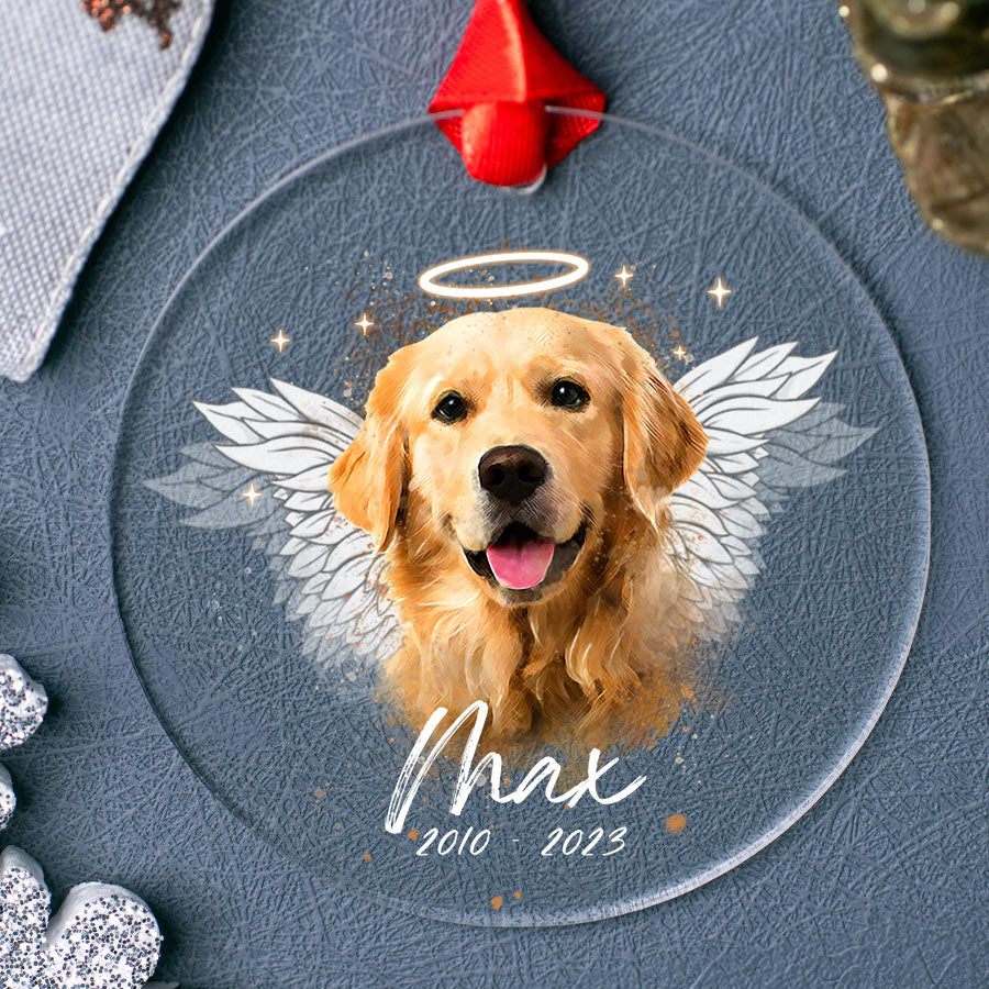 Dog in Heaven Ornament