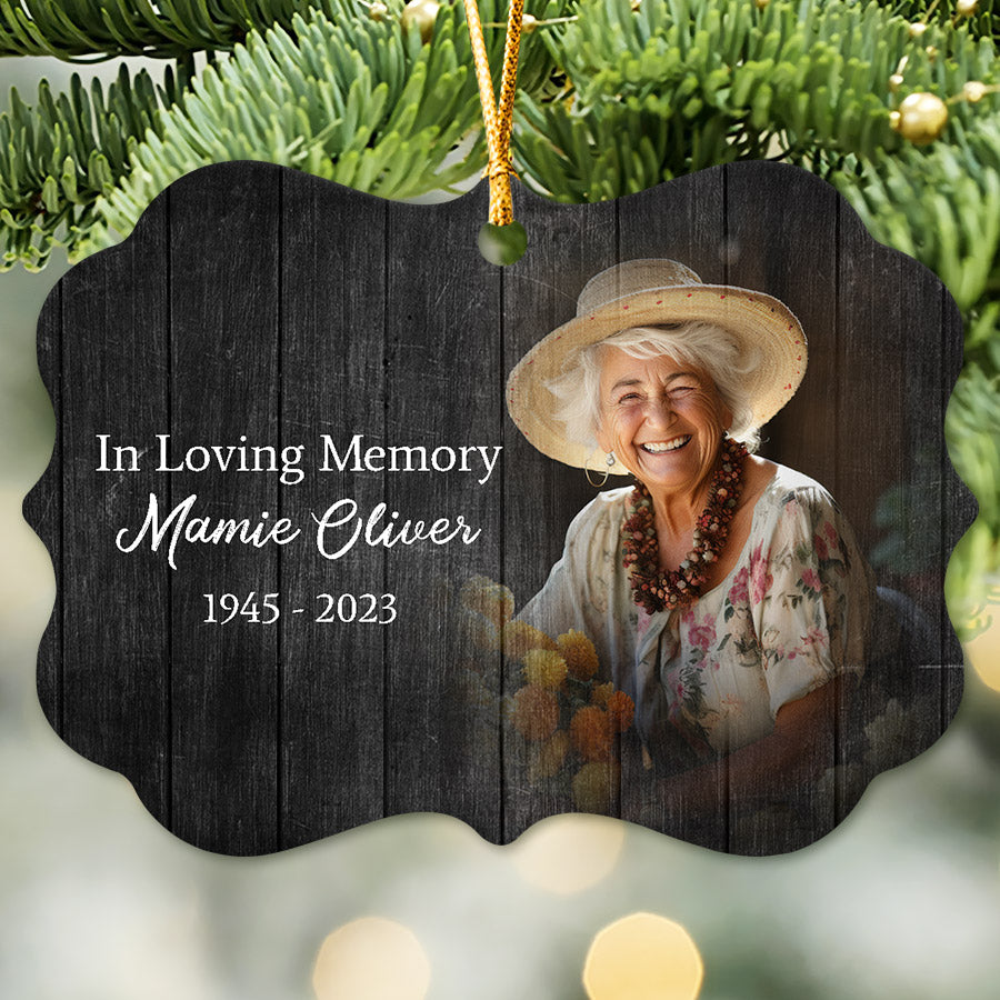 Photo Ornament Memorial