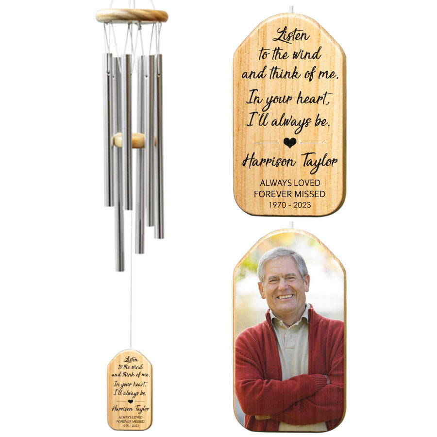 Wind Chime Memorial Gift | In Memory Wind Chimes For Loss Of Dad