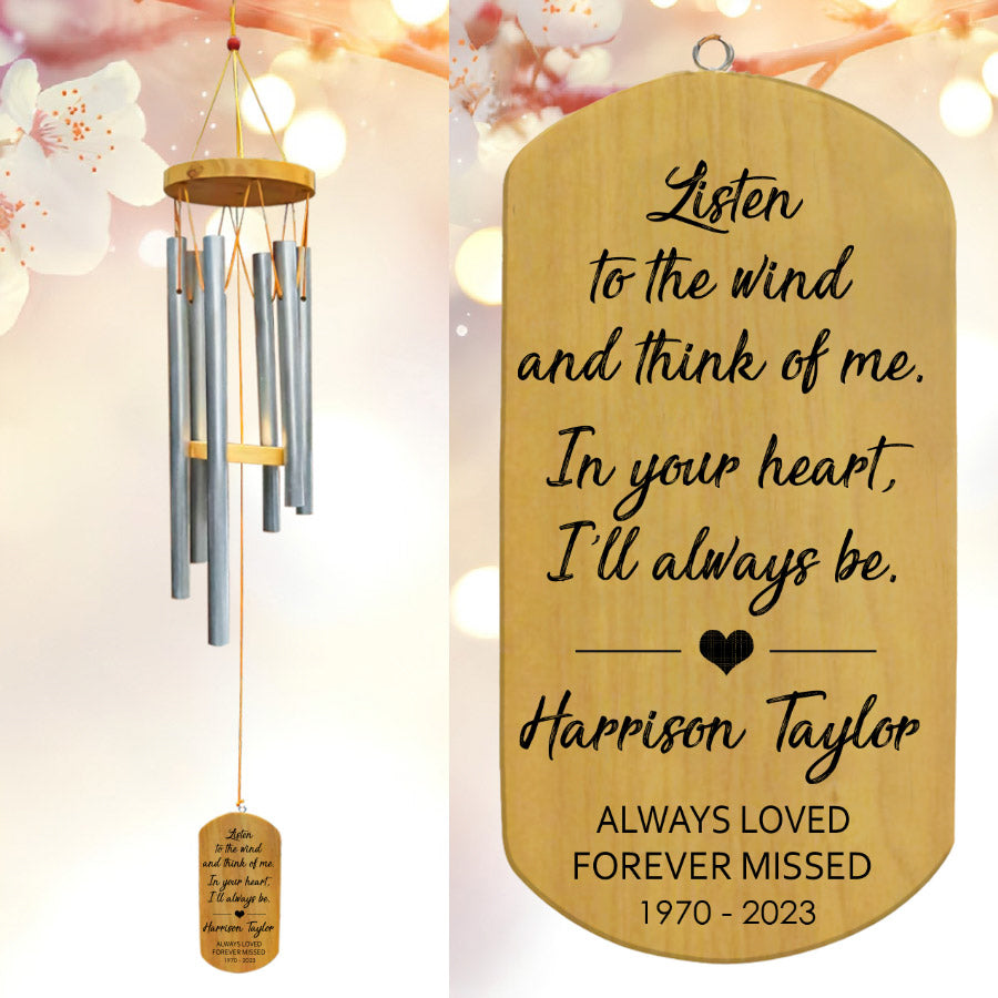 wind chime memorial gift