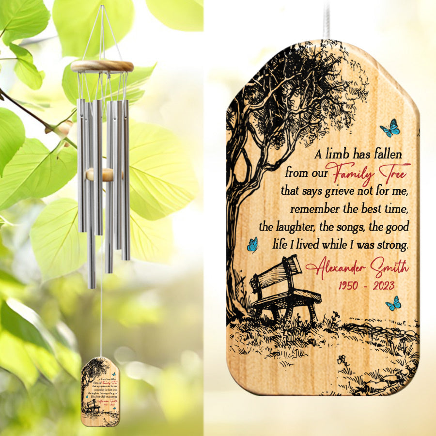 wind chimes for memorial gift