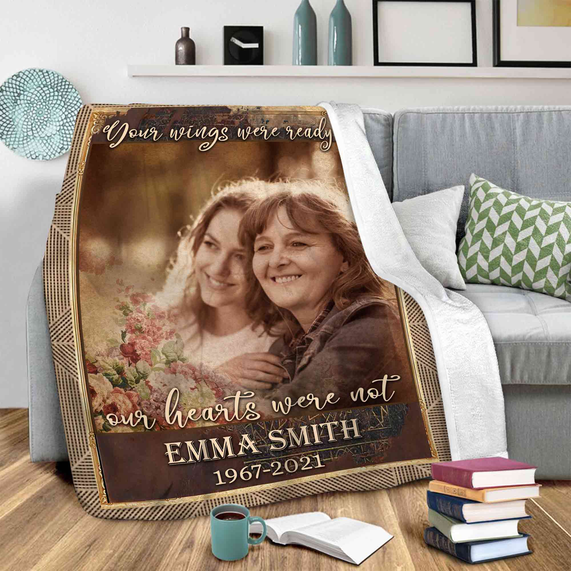 Blankets With Pictures Of Horses Custom Memorial Blankets With