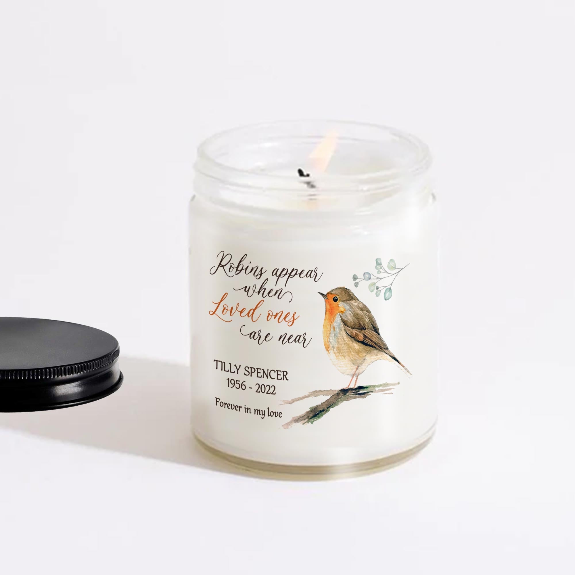 In Loving Memory Candle, Remembrance Soy Wax Candle Condolence Gift, In Memory Of Candle