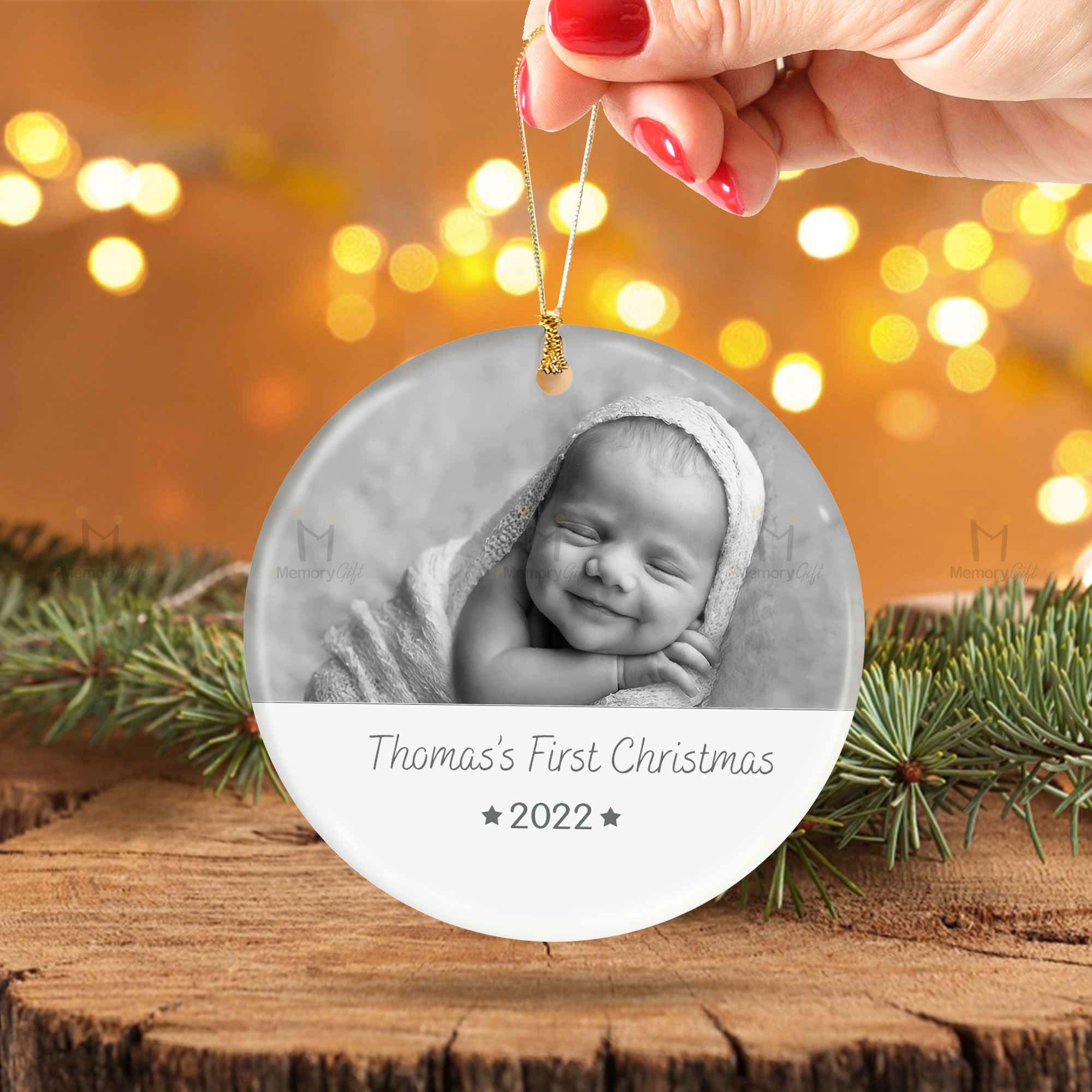 babys first christmas ornament