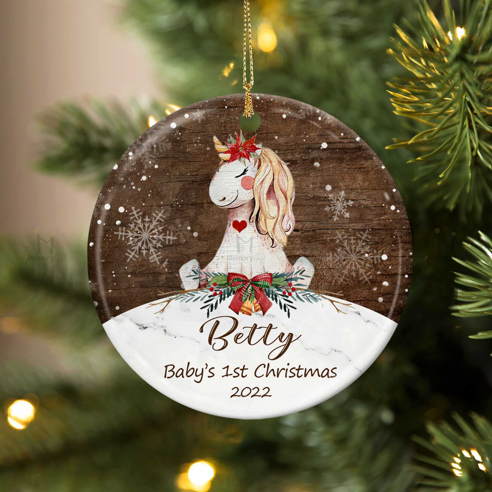 babys first christmas ornament 2022