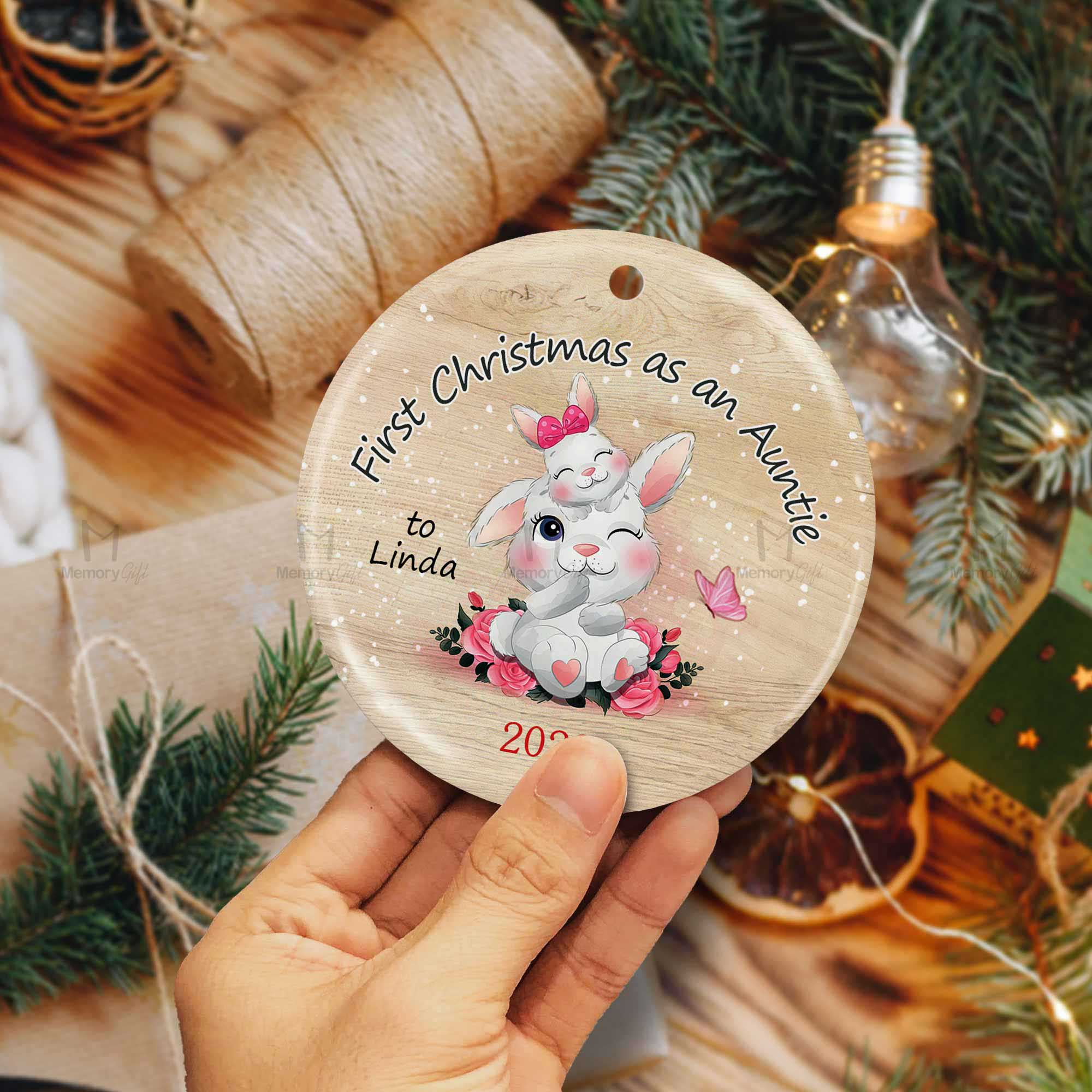 baby's first christmas personalized ornament