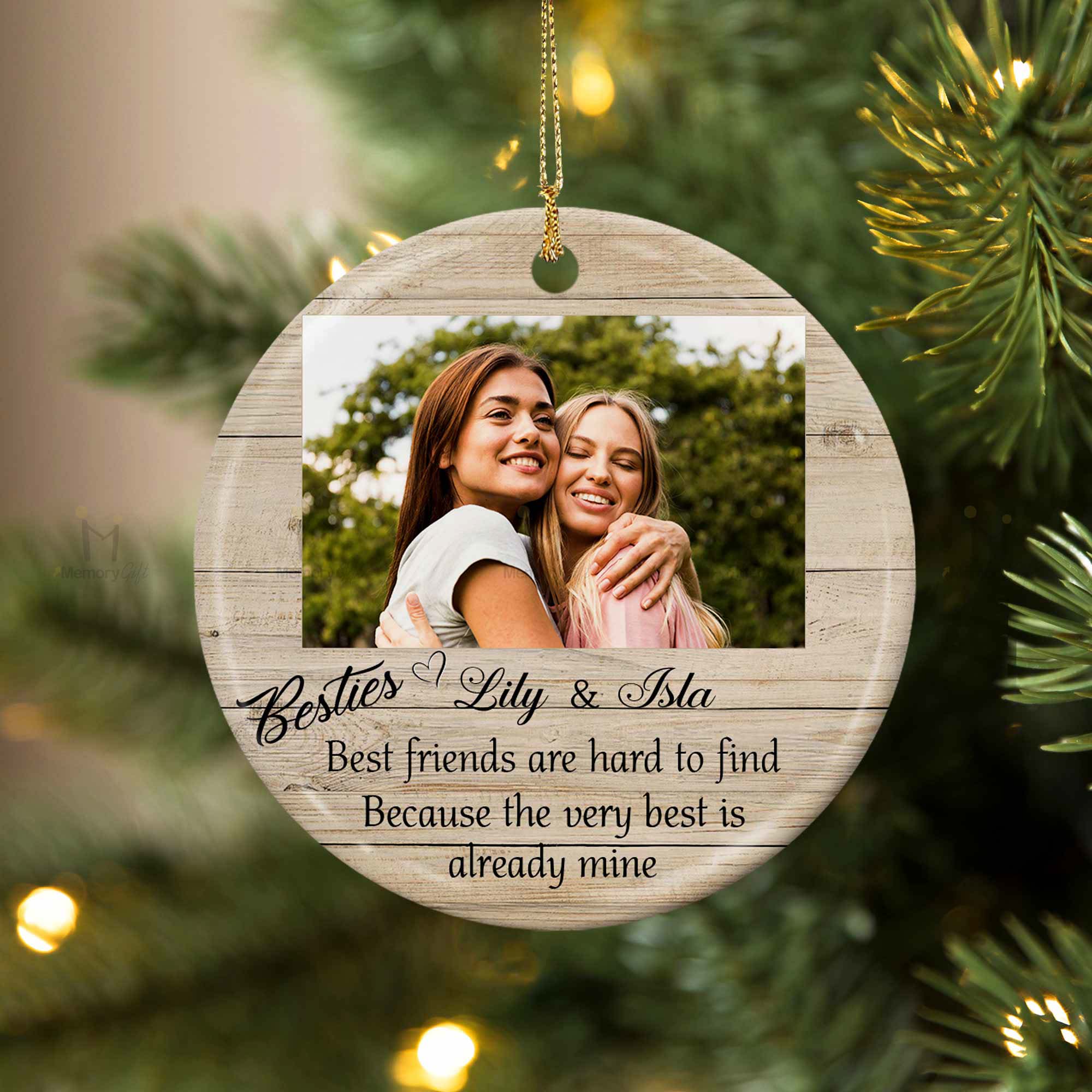 bestie ornament