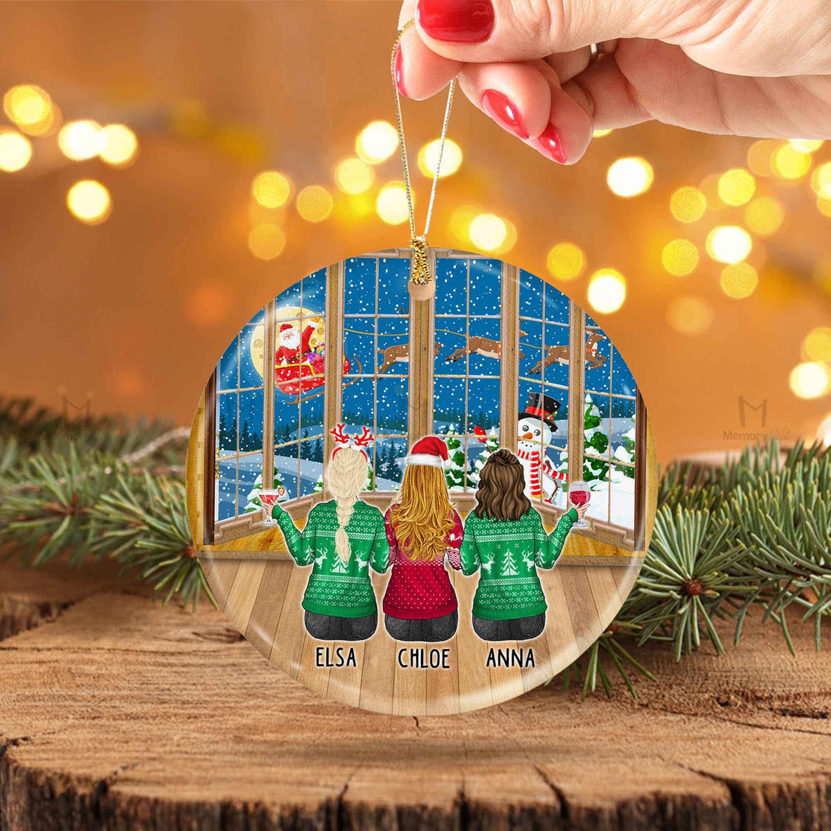 Best Friends Christmas Ornaments 2022| Personalized Christmas Gift For ...