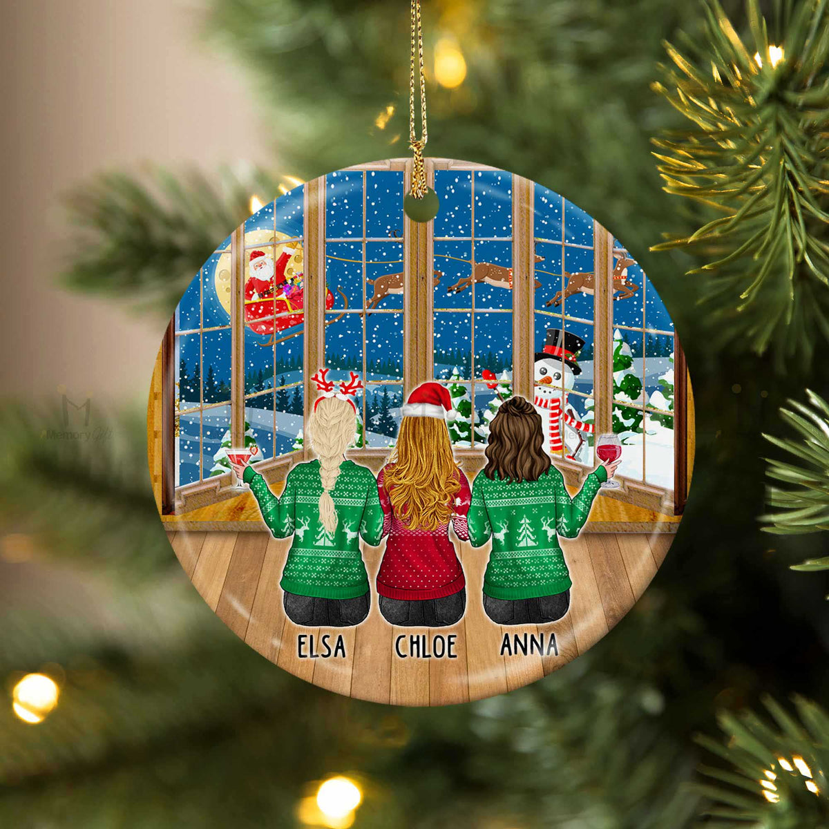 Best Friends Christmas Ornaments 2022| Personalized Christmas Gift For ...