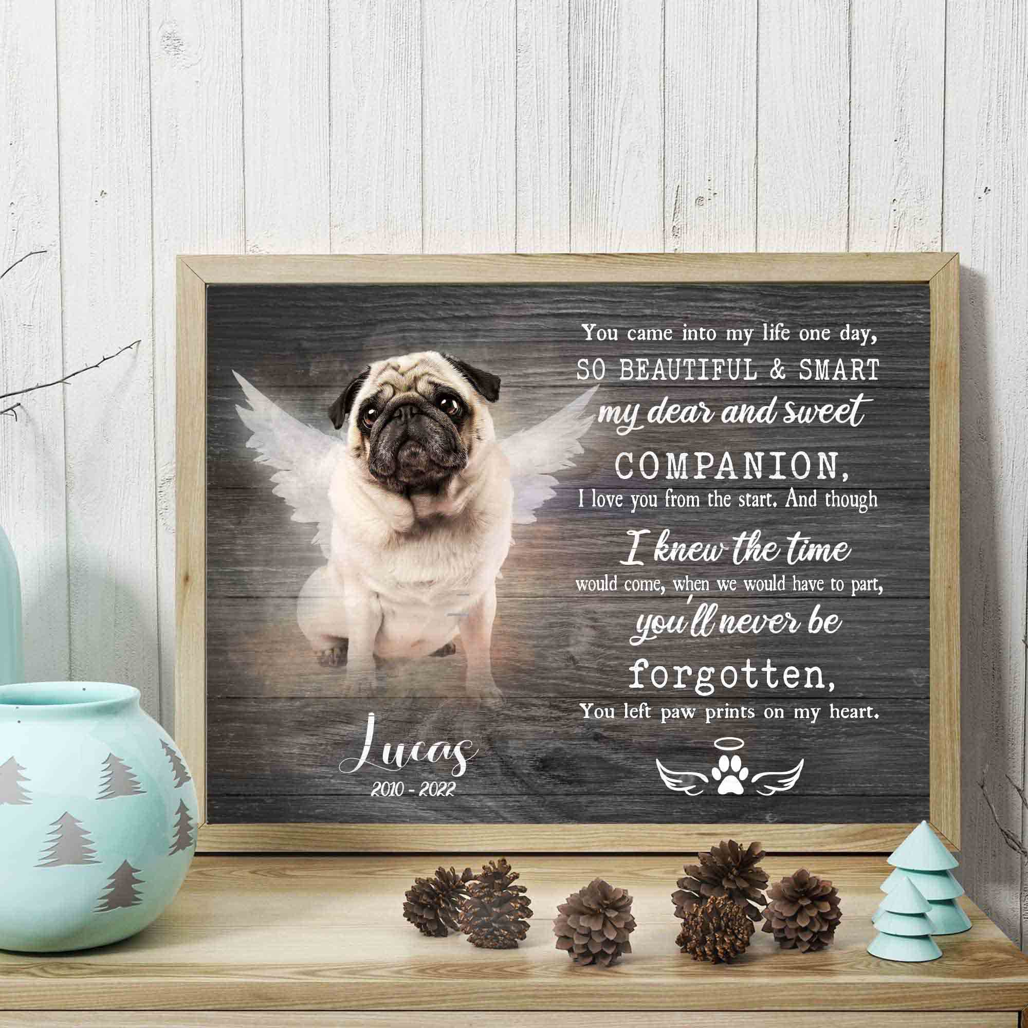 custom dog memorial gifts