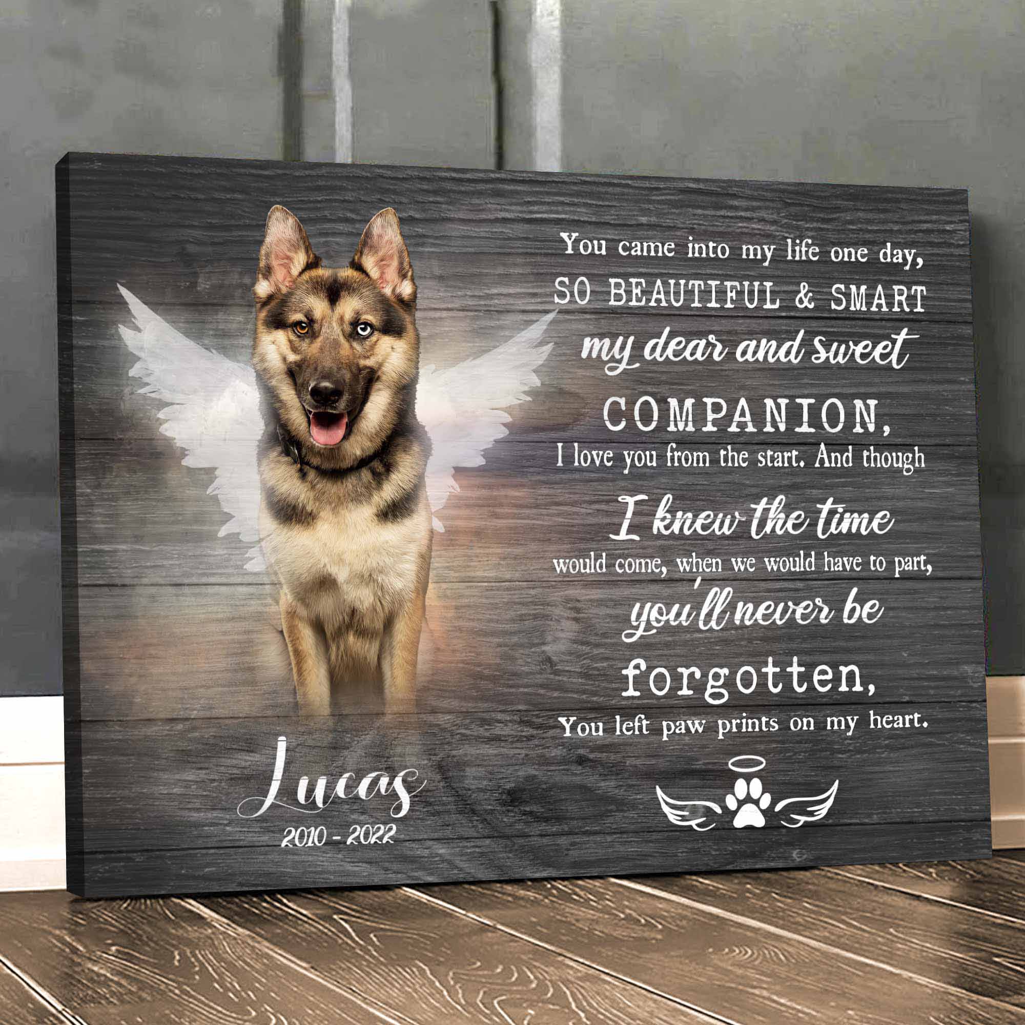 custom dog memorial gifts