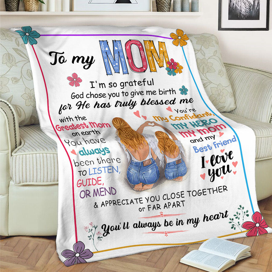 custom mothers day blanket