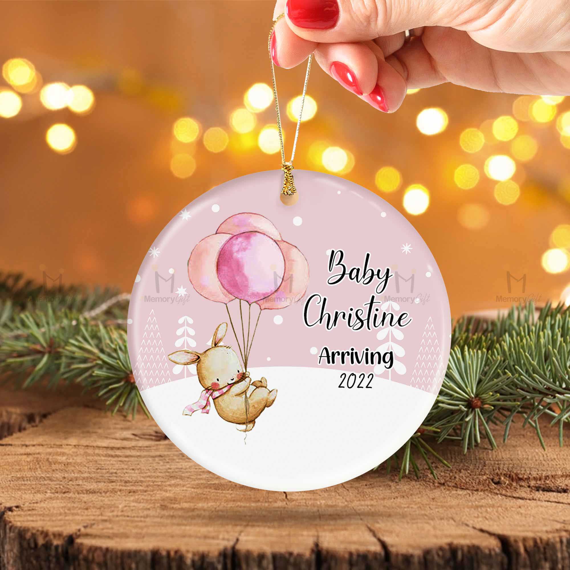 baby's first ornament christmas 