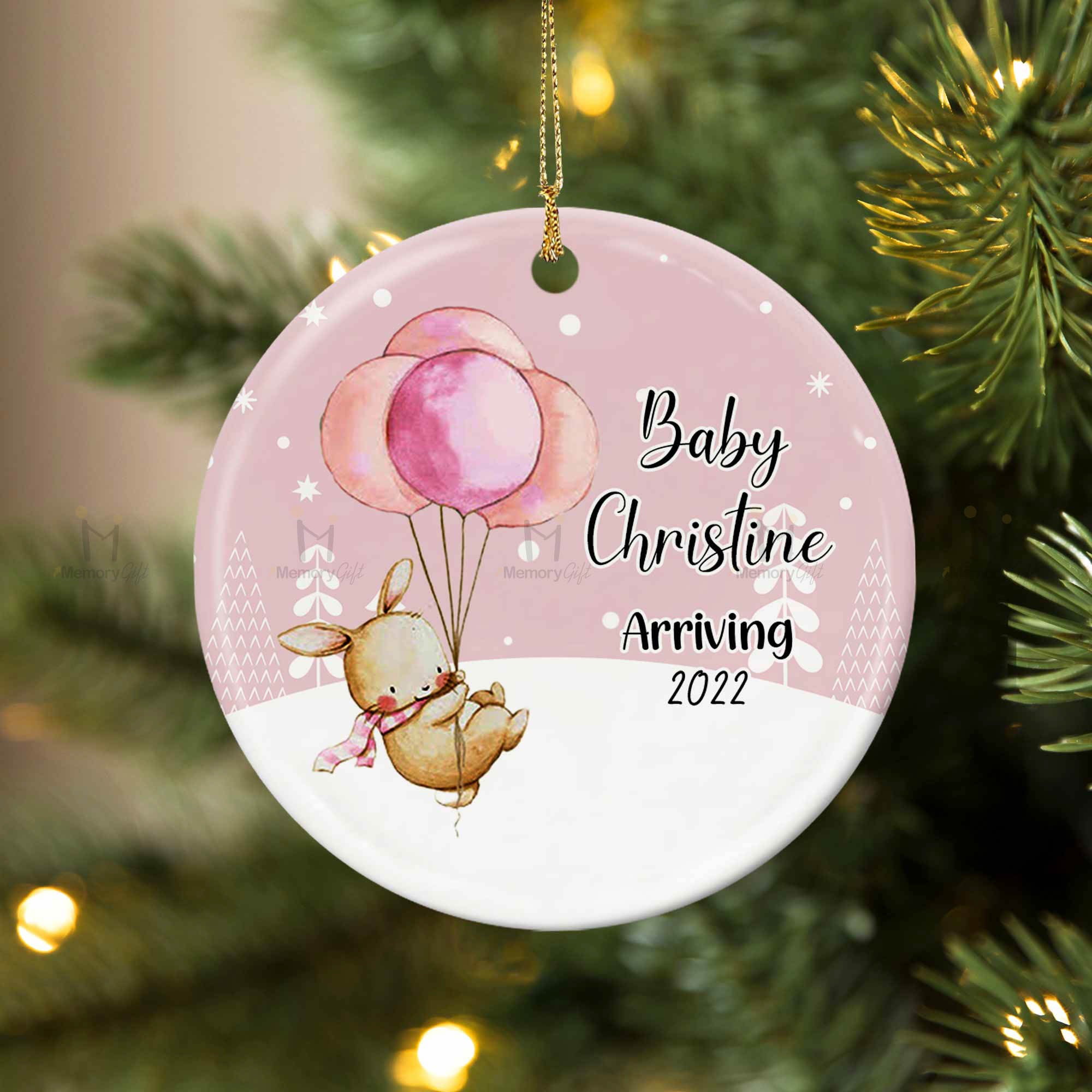 baby's first ornament christmas 