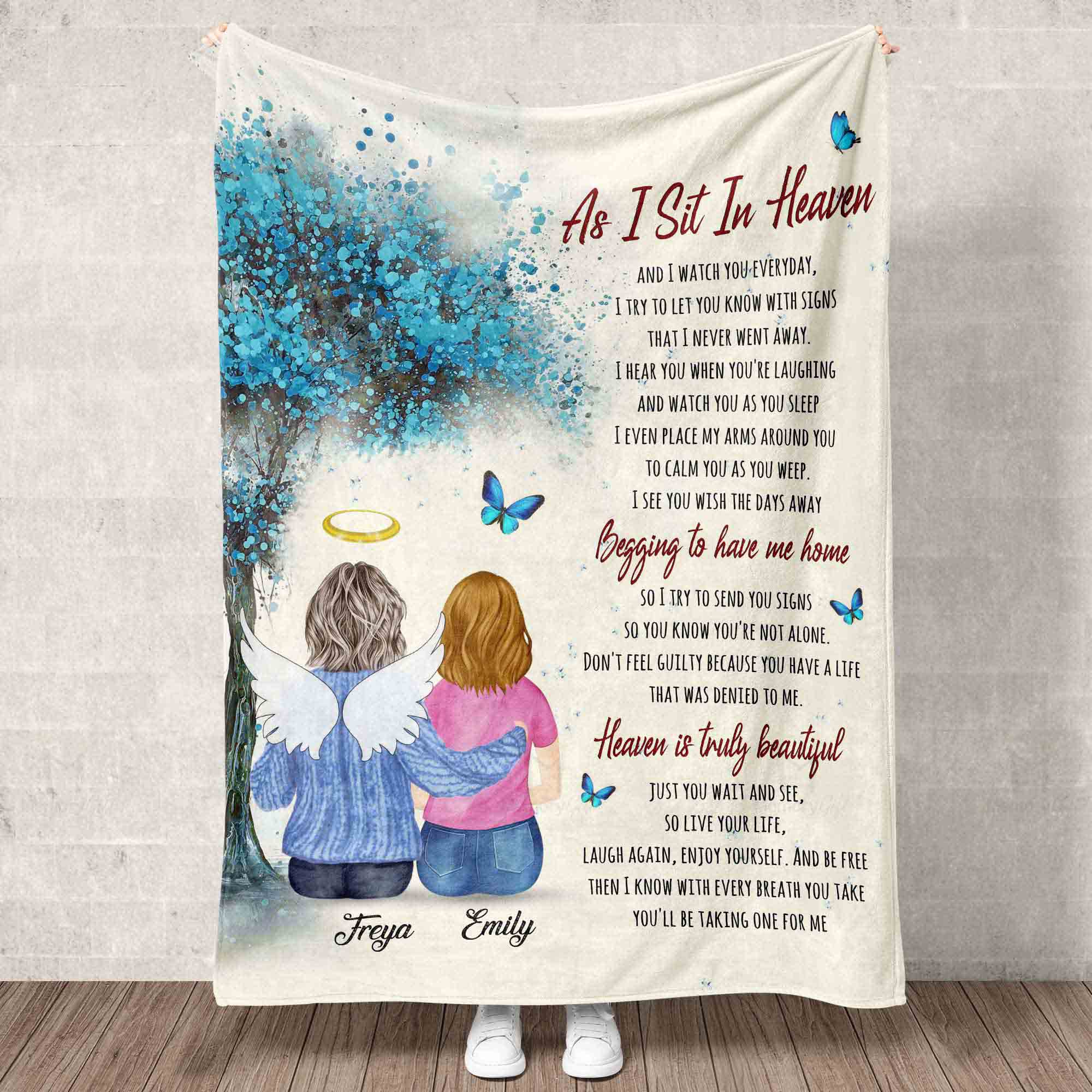 memorial blanket for mom