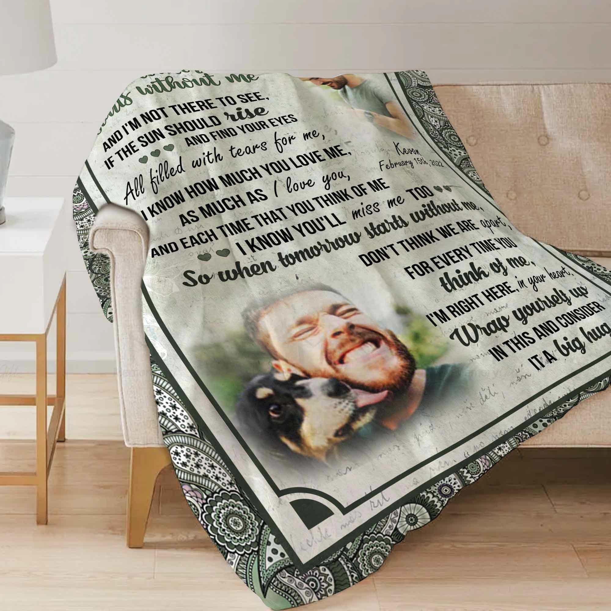 memorial blanket for son