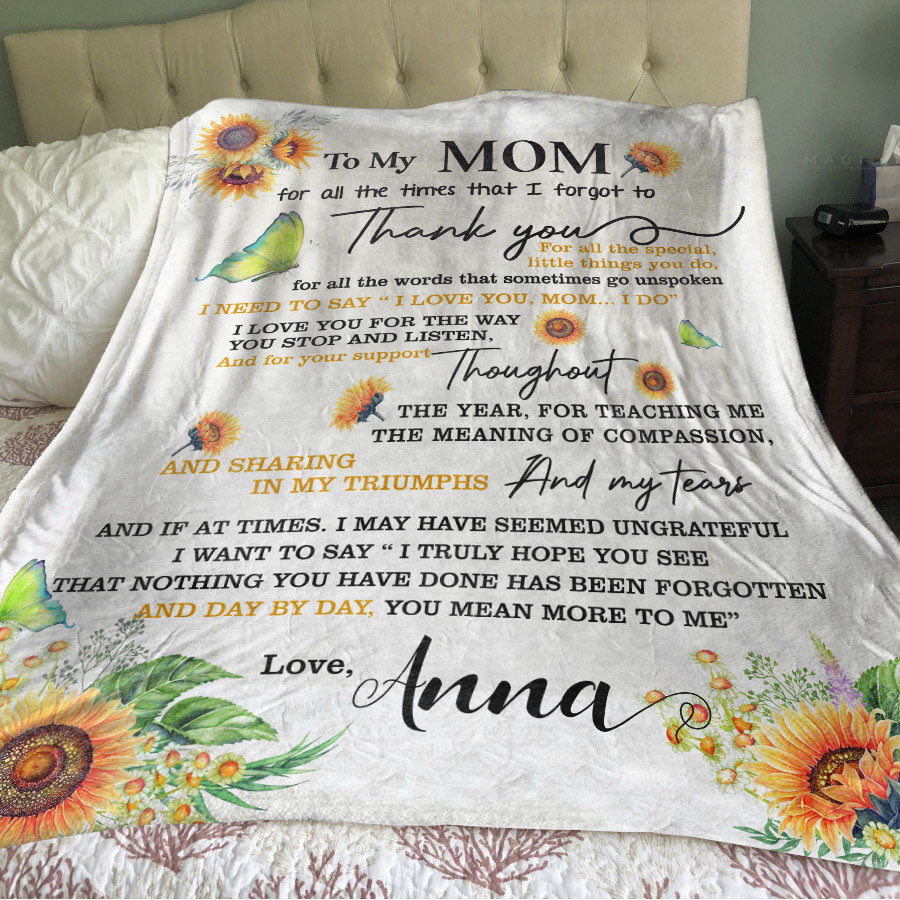 mother's day blanket
