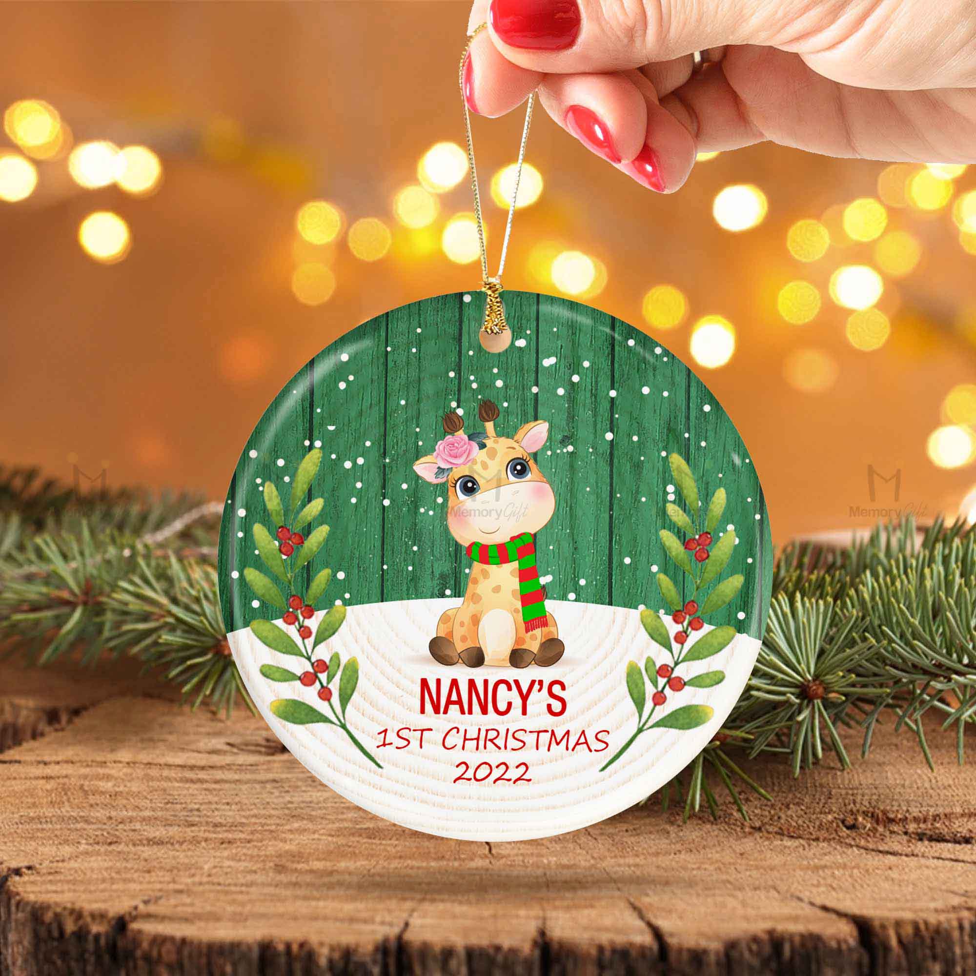 personalized baby's first christmas ornaments