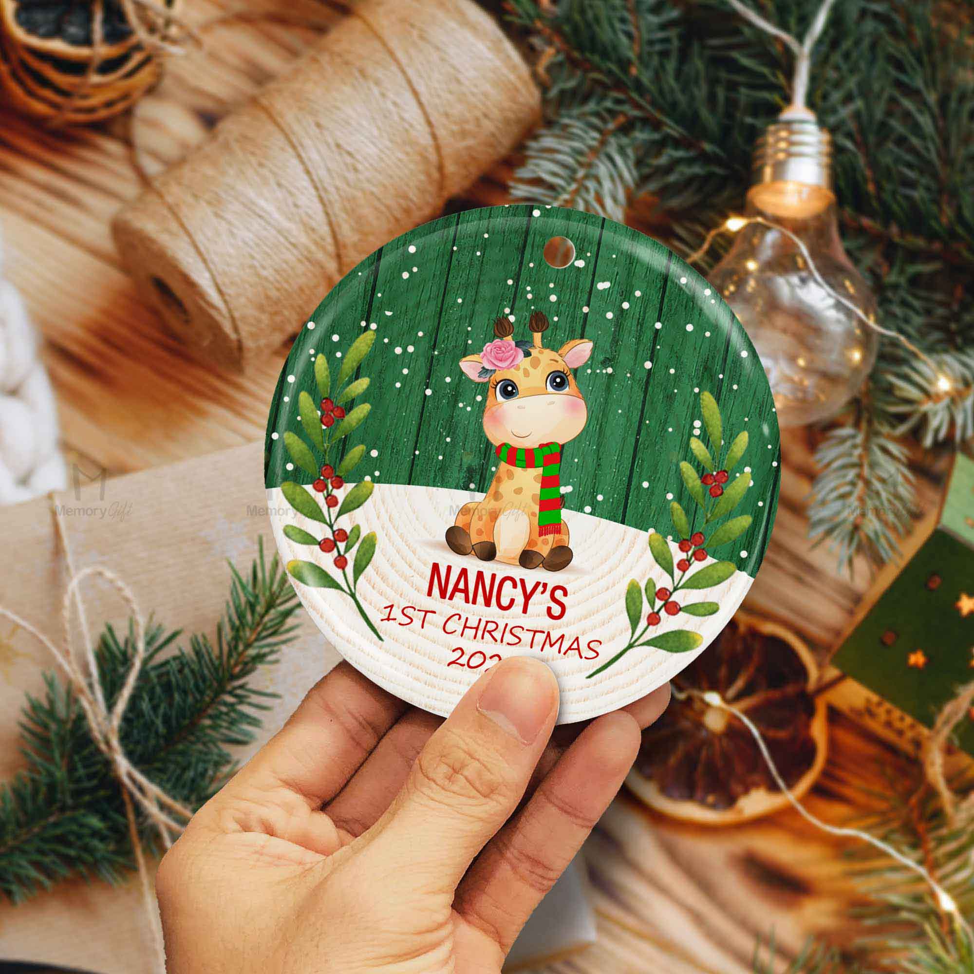 Personalized Baby s First Christmas Ornaments Giraffe Ornament Ideas personalized-baby-s-first-christmas-ornaments-giraffe-ornament-ideas