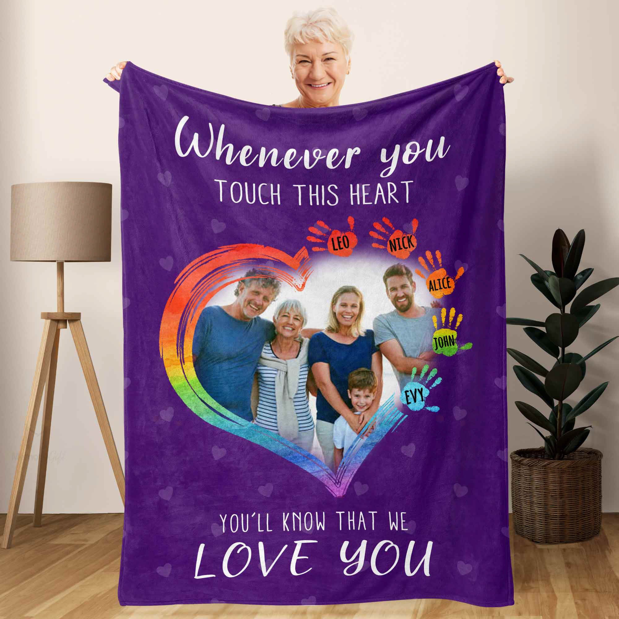 personalized blanket for grandma