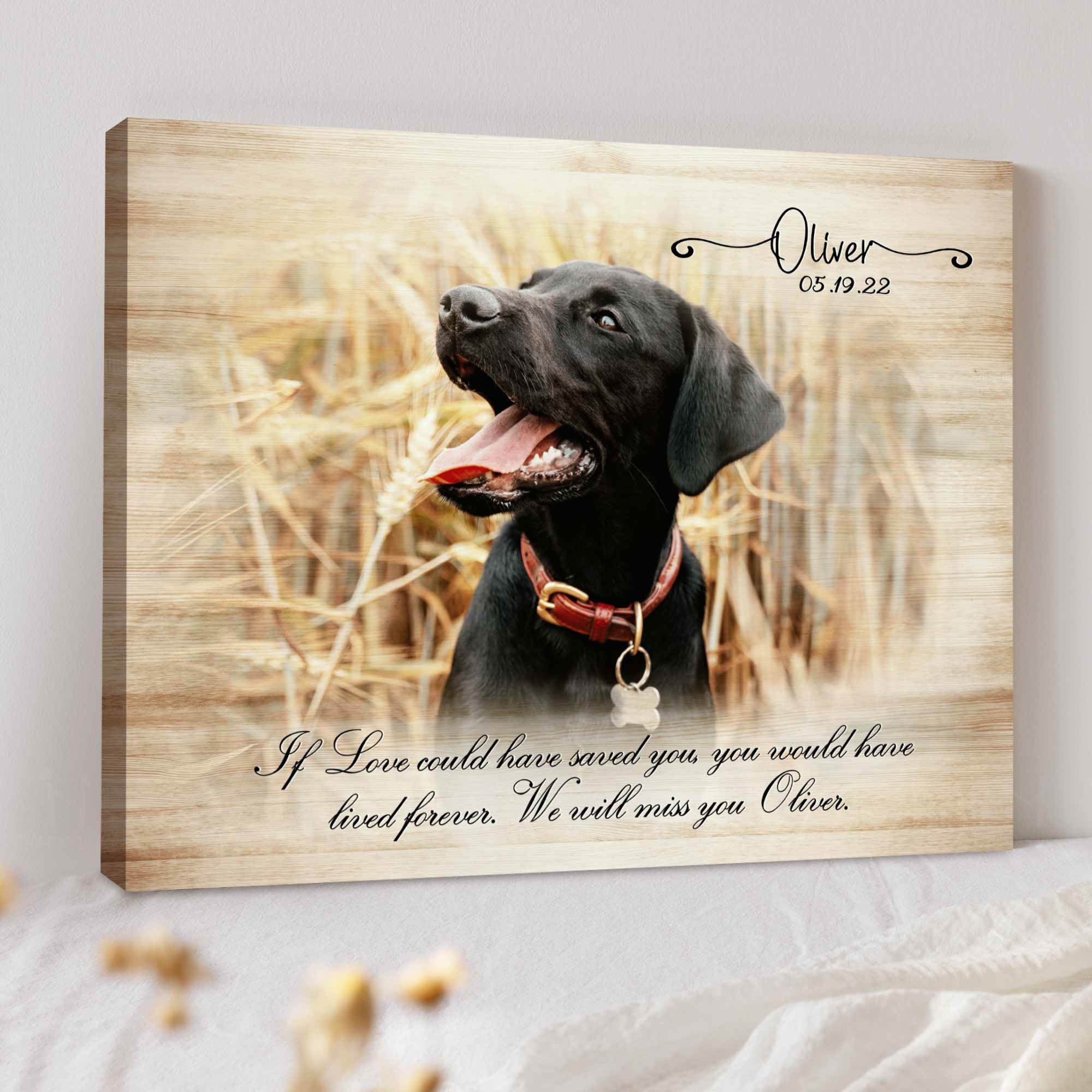 personalized dog memorial gifts