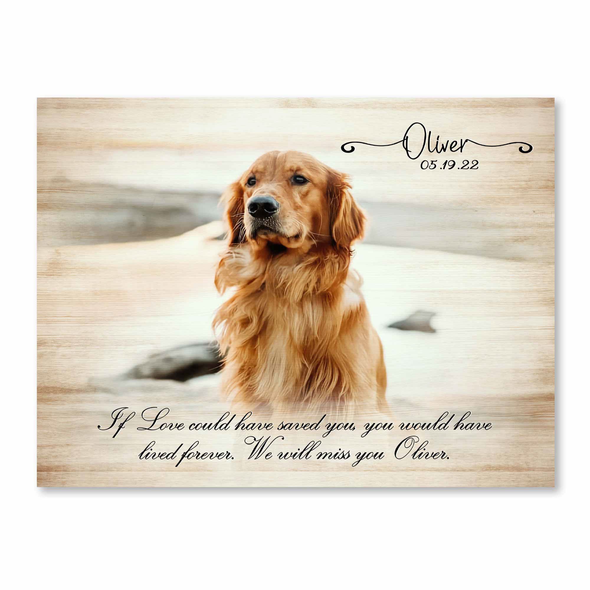 personalized dog memorial gifts