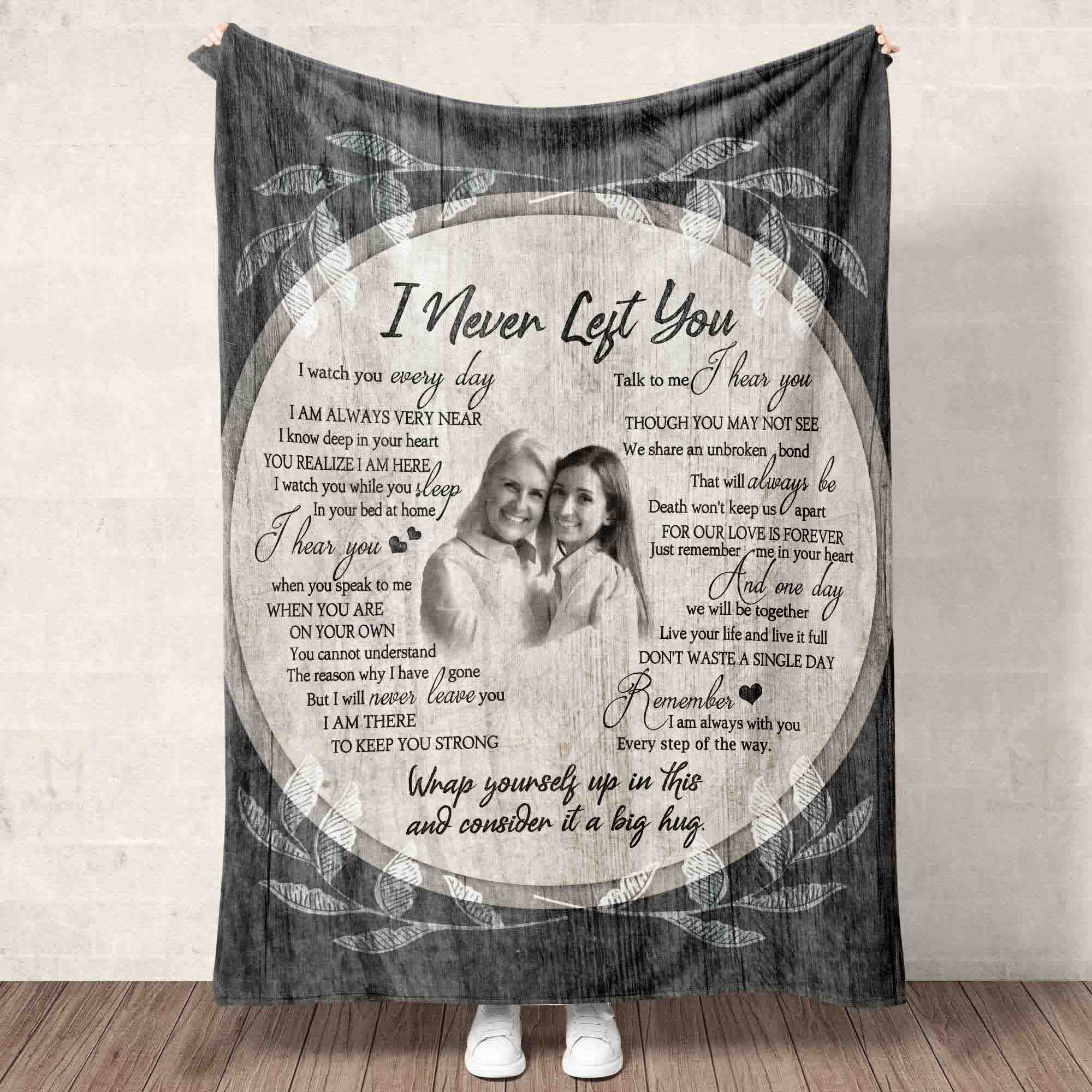 personalized memorial blankets