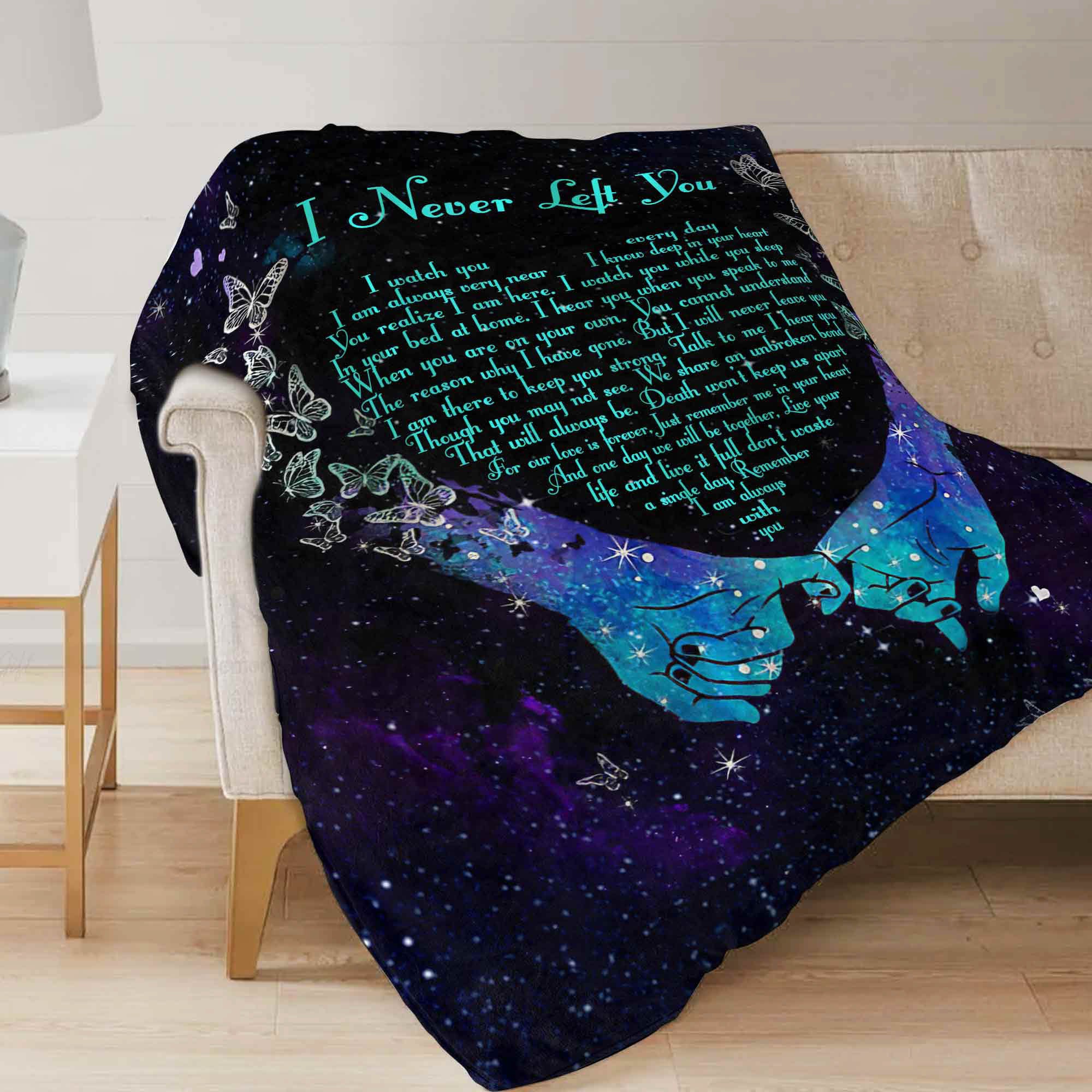 personalized memorial throw blankets